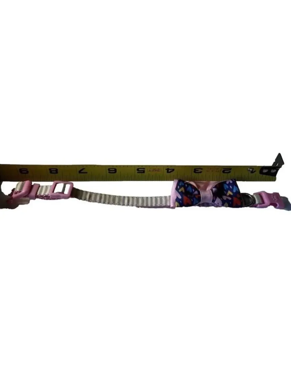 Cat Collar Pink Colorful Bow Adjustable New
